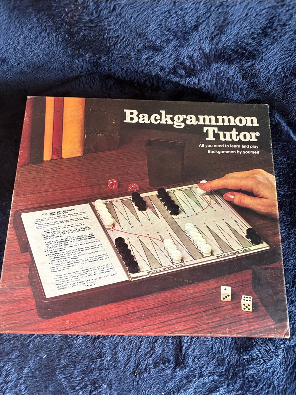 Backgammon Tutor Strategy Board Game - Brown
